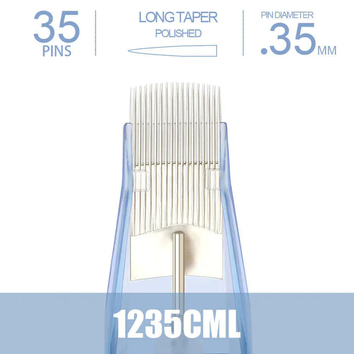 Emalla Eliot Tattoo Cartridges Needles Big Grouping Magnum Diameter Long Taper 5.5mm 10PCS/Box