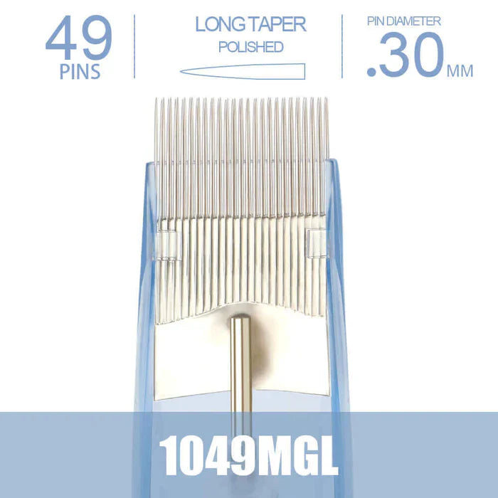 Emalla Eliot Tattoo Cartridges Needles Big Grouping Curved Magnum Diameter Long Taper 5.5mm 10PCS/Box