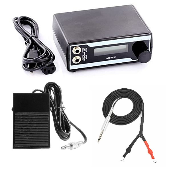 Premium LCD 2 Amp Power Supply with Clip Cord and Foot Switch