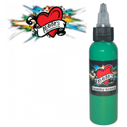 Mom's Millennium Ink Gumby Green