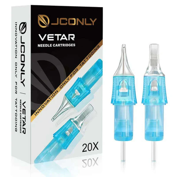 Jconly Tattoo Cartridge Needles - Round Liners, Shaders and Magnums Dia. 0.35 Box Of 20
