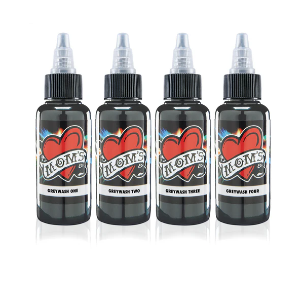 Mom's Millennium Ink - 4 Bottle Greywash Set 1 oz