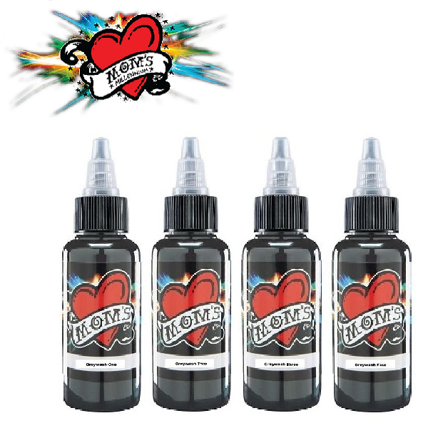 Mom's Millennium Ink - 4 Bottle Gray Wash Sets
