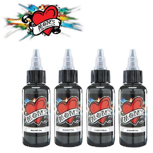 Mom's Millennium Ink - 4 Bottle Gray Wash Sets