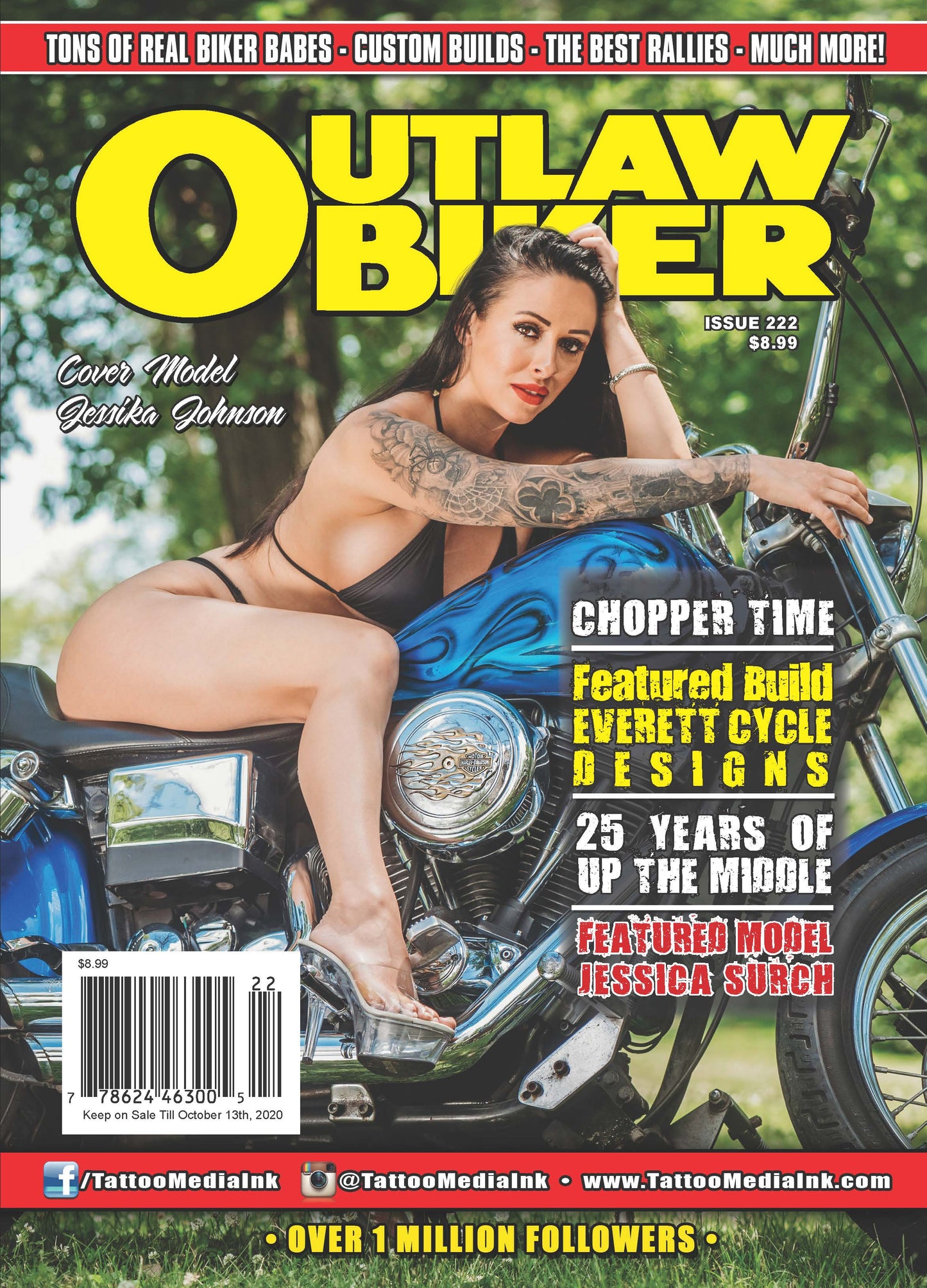 Outlaw Biker Magazine Issue 222