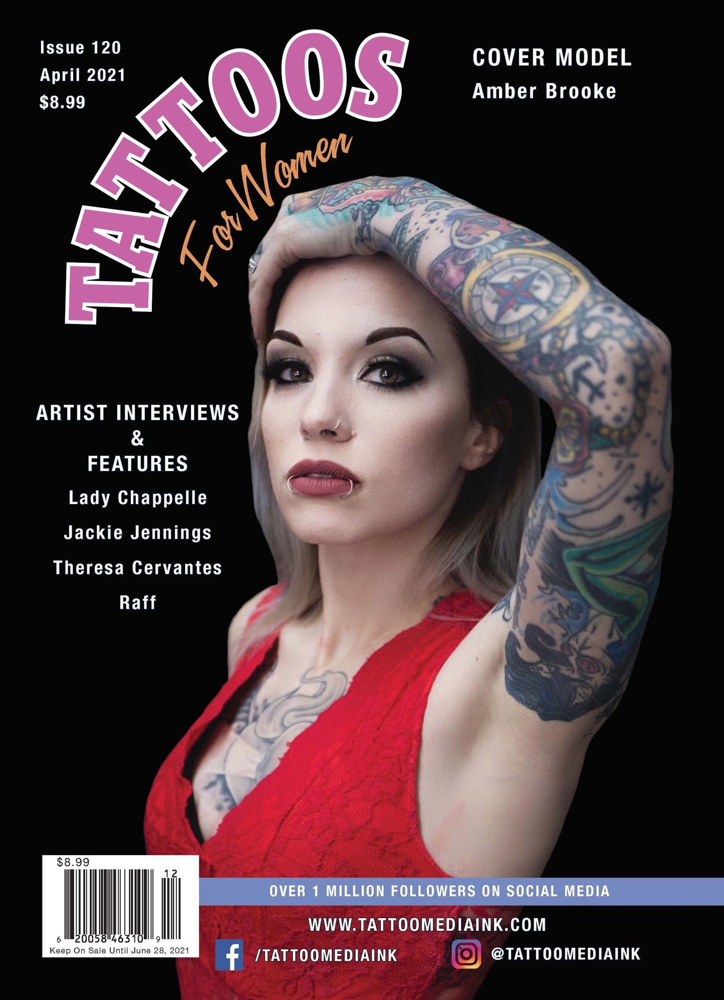 Tattoos For Women Magazine Issue 120 / Tattoos For Men Magazine Issue 112